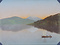芦ノ湖の逆さ富士（Fuji-yama from hotel Lake Hakone）