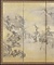 四季耕作図屏風
