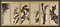 花木図押絵貼屏風