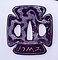 洋文字入龍図十字鐔
