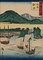諸国六十八景　備後　鞆津