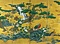 紙本金地著色四季花鳥図〈狩野元信筆／六曲屏風〉
