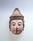 木造十二天面〈梵天、帝釈天、多聞天、／風天、日天、火天、自在天〉