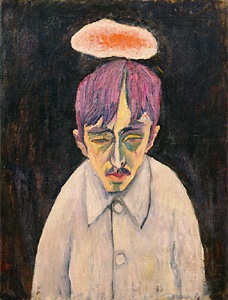 雲のある自画像