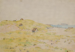 漁村の朝