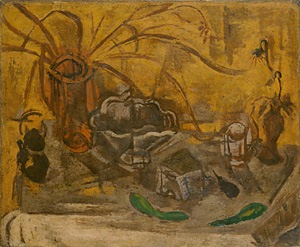 枯れた花の静物