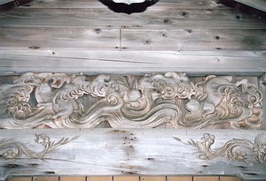 巌島神社旧社殿彫刻