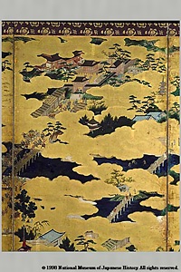 洛中洛外図屏風（歴博乙本） らくちゅうらくがいずびょうぶ(れきはくおつほん)