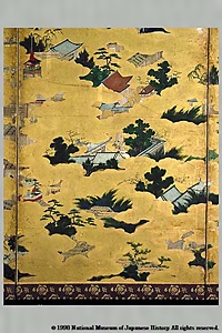 洛中洛外図屏風（歴博乙本） らくちゅうらくがいずびょうぶ(れきはくおつほん)