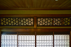 銅御殿 三階応接室 欄間