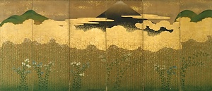 武蔵野図屏風