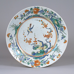 色絵 花鳥文 皿