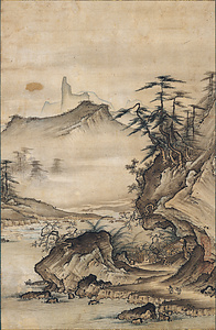 山水図　