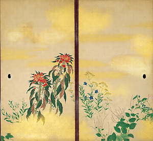 花卉花鳥図   かきかちょうず