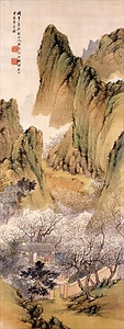 四季山水図(春)