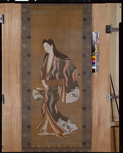 寛文立美人図