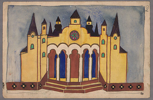 「青い鳥」　舞台装置図