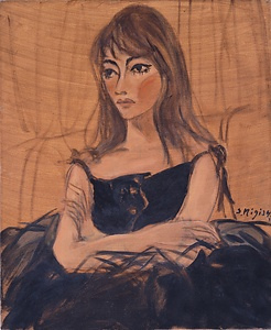浜村美智子氏肖像画