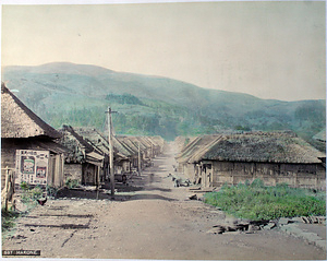 明治時代中期の箱根宿近景（537 HAKONE.）