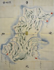寛永安房国絵図写