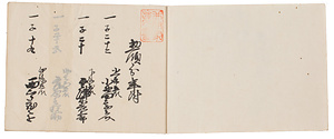 知行取・切米取子供年付帳 ちぎょうとり・きりまいどりこどもとしつけちょう