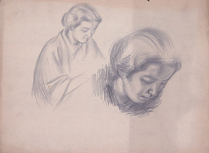 女性像　天女