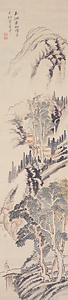 渓橋晩帰図