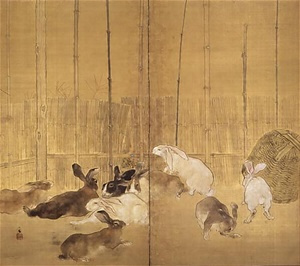 飼われたる猿と兎 