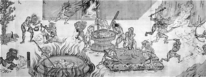 絵巻物模写　春日権現記(其一) 