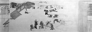 絵巻物模写　春日権現記(其三) 
