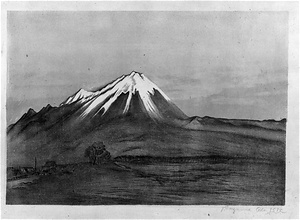 「日本名山画譜」より 1.伯耆大山