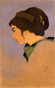 女の顔(女学生)