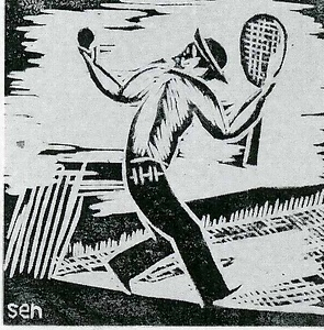 野外小品　テニス