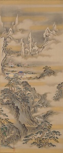 関羽・山水図 かんう　さんすいず