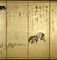 牧馬図屏風