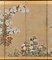 四季草花図屏風