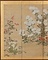 四季草花図屏風
