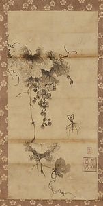 愚庵／葡萄図