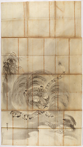 探幽／龍虎図 