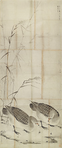 惠祟／芦雁図 
