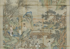 文信／梅林山水図 