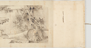 顔輝／釈迦三尊十六羅漢図 