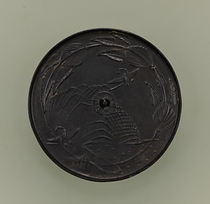 草花双鳥鏡