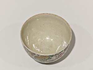 色絵四君子図茶碗  いろえしくんしずちゃわん