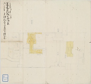 ［上野凌雲院他絵図面］