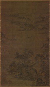 秋冬山水図