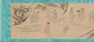 路上托鉢図巻 ろじょうたくはつずかん
