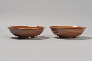 褐釉皿