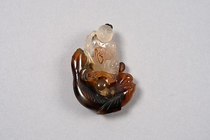 琴高仙人瑪瑙珮