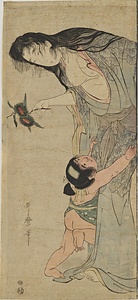 山姥と金太郎・栗枝持